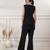 Women black co-ord set