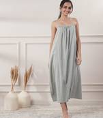 Women grey midi dress