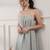 Women grey midi dress