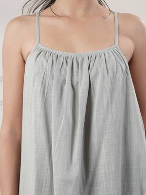 Women grey midi dress 4