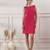 Women fuchsia short dress