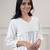 Women white short dress