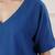 Women royal blue co-ord set v neck