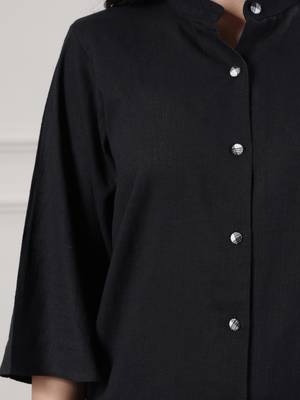 Women black top with pant 3