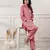 Women rayon peach co-ord set