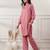 Women rayon peach co-ord set