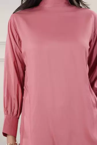 Women rayon peach co-ord set