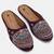 Pairs4u women's wine ethnic embroidered canvas juttis with comfortable pvc sole for universal occasions