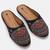 Pairs4u women's black ethnic mojari jutti embroidered canvas slip-on comfortable sole punjabi traditional footwear