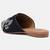 Pairs4u women's black mojari jutti ethnic canvas embroidered slip-on comfortable flats for women & girls
