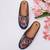 Pairs4u women's embroidered canvas jutti - ethnic slip-on mojari with pvc sole for comfortable universal wear