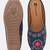 Pairs4u women's ethnic embroidered canvas jutti - comfortable slip-on punjabi flats with pvc sole for women & girls
