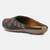 Pairs4u women's dark green embroidered canvas punjabi juttis slip-on ethnic flats