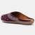 Pairs4u women's wine embroidered canvas jutti ethnic slip-on flats with stylised toe for universal occasions