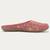 Pairs4u women's peach embroidered canvas juttis - ethnic slip-on flats with comfortable pvc sole