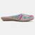 Pairs4u women's grey embroidered canvas juttis - ethnic slip-on flats with stylish toe and comfortable pvc sole
