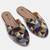 Pairs4u women's ethnic canvas juttis - embroidered slip-on flats with pvc sole for comfort & style