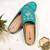Pairs4u women's rama ethnic punjabi juttis embroidered canvas slip-on flats with stylish toe and pvc sole