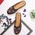 Pairs4u women's black embroidered canvas juttis - traditional slip-on ethnic flats with comfortable pvc sole for women