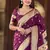 Wine Color Maharastrian Paithani Silk Saree