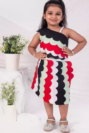 Multicolor plain faux polyester co ord set