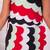 Multicolor plain faux polyester co ord set