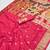 Rani Pink Color Maharastrian Paithani Silk Saree