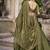 Fendi Fabric Chaniya Choli with Sequins and Thread Embroidery & Designer Belt