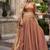 Fendi Fabric Chaniya Choli with Sequins and Thread Embroidery & Designer Belt