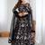 Black Color Thread Embroidery And Four Sequins Work Butterfly Net Lehenga Choli