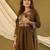 Irish coffee embroidered cotton co-ord set