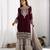 Sequins Work Suit Set With Palazzo