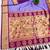 Lavender Color Heavy Paithani Silk Traditional Saree