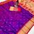 Purple Color Heavy Paithani Silk Traditional Saree