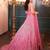 Pink Color Embroidery,Dori Work With Rainbow Sequins Work Net Lehenga Choli