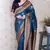 Soft silk banarasi peacock zari woven saree