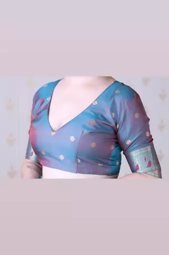 Soft silk banarasi peacock zari woven saree