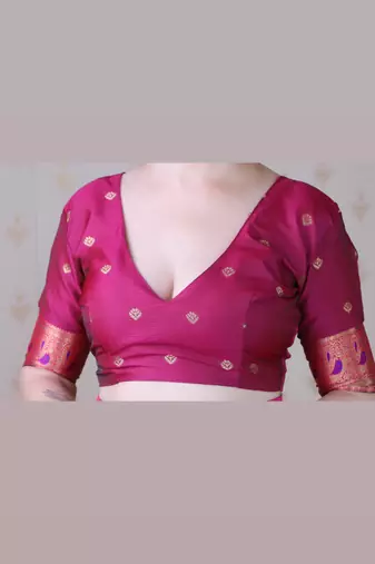 Soft silk banarasi peacock zari woven saree