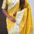 Pastel zari woven peacock lotus paithani silk saree