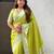 Pastel zari woven peacock lotus paithani silk saree
