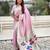 Pastel zari woven peacock lotus paithani silk saree