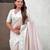 Pastel zari woven peacock lotus paithani silk saree