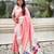 Pastel zari woven peacock lotus paithani silk saree
