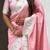 Pastel zari woven peacock lotus paithani silk saree