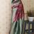 Soft silk banarasi zigzag meenakari zari woven saree