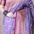 Soft silk banarasi zigzag meenakari zari woven saree