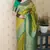Soft silk banarasi zigzag meenakari zari woven saree