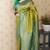 Soft silk banarasi zigzag meenakari zari woven saree