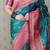 Soft silk banarasi zigzag meenakari zari woven saree