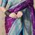Soft silk banarasi zigzag meenakari zari woven saree